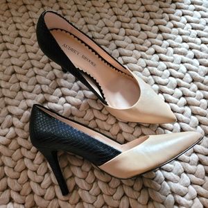 Audrey Brooke 'Simone' D'orsay colorblock heels